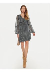 Guess Sukienka codzienna Yvette W4BK29 WDW82 Niebieski Regular Fit. Okazja: na co dzień. Kolor: niebieski. Materiał: syntetyk. Typ sukienki: proste. Styl: casual #4