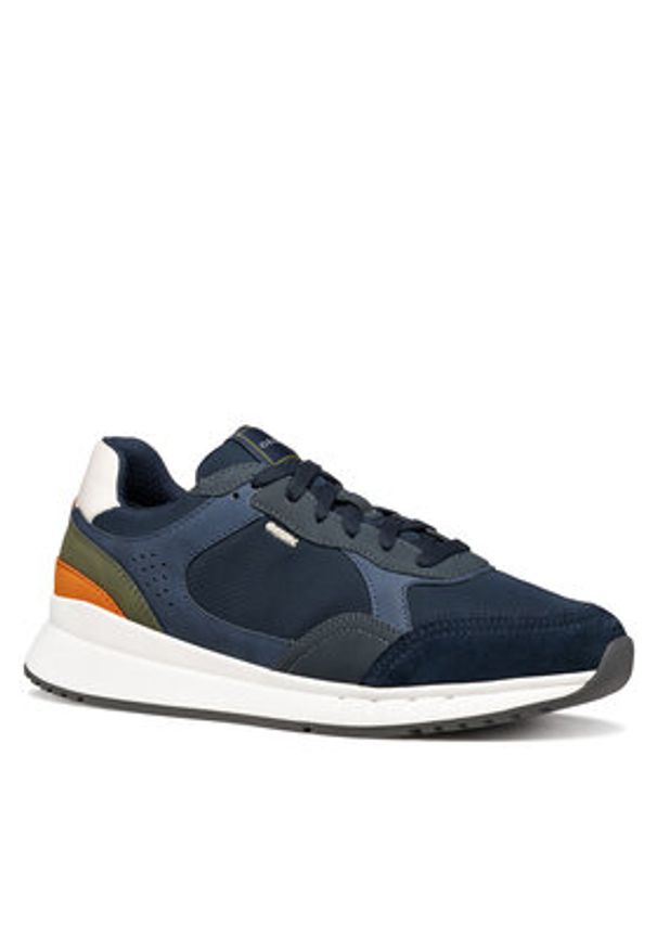 Geox Sneakersy U Branthon U65LCB 0EK11 C4KF4 Granatowy. Kolor: niebieski. Materiał: materiał