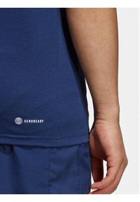 Adidas - adidas Koszulka techniczna Train Essentials IC7422 Niebieski Regular Fit. Kolor: niebieski. Materiał: syntetyk #3