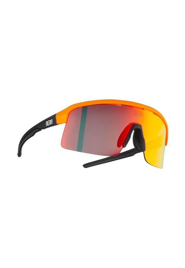 NEON - Okulary sportowe unisex Arrow 2.0 poliwęglan mirror, 100% ochrony UV. Kolor: pomarańczowy