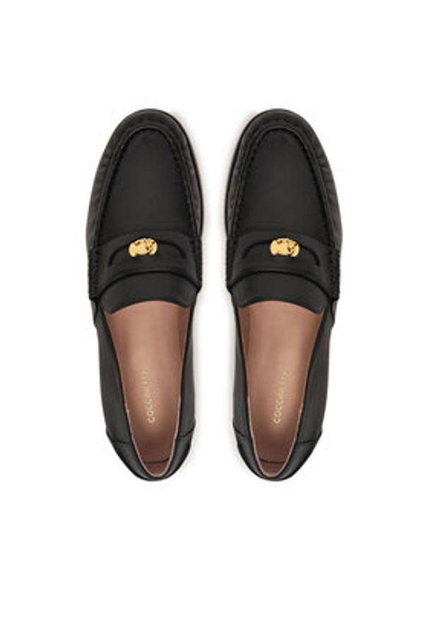 Coccinelle Loafersy E4 TUP 16 01 01 Czarny. Kolor: czarny. Materiał: skóra
