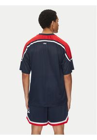 Fila Szorty sportowe Lommel FAM0920 Granatowy Loose Fit. Kolor: niebieski. Materiał: syntetyk. Styl: sportowy #4