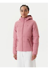 Tommy Jeans Kurtka przejściowa DW0DW20959 Różowy Slim Fit. Kolor: różowy. Materiał: syntetyk #1