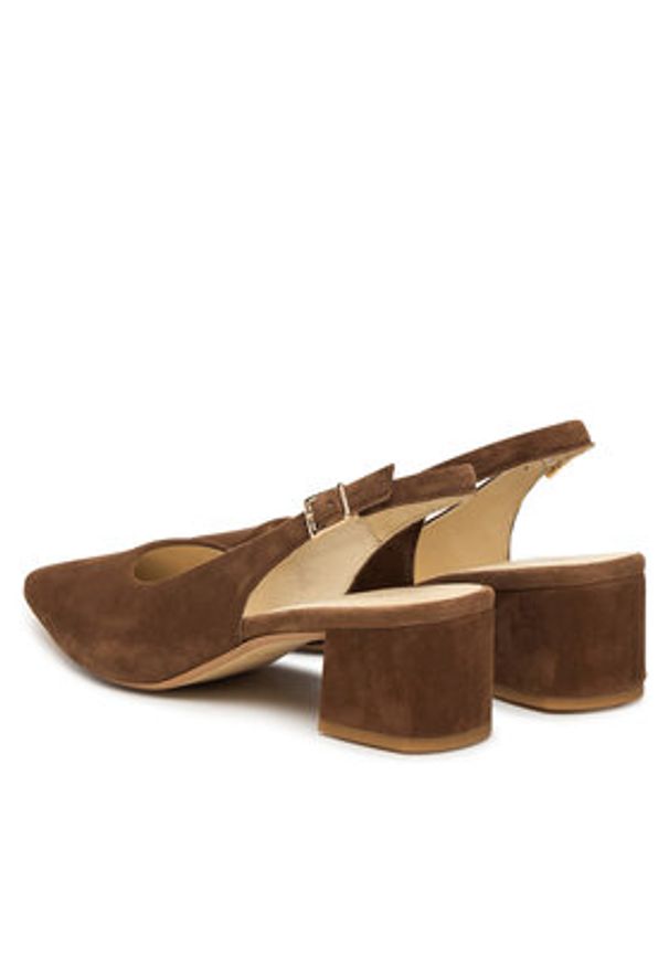 Vagabond Shoemakers Czółenka Marta 5928-140-89 Brązowy. Kolor: brązowy. Materiał: skóra, zamsz