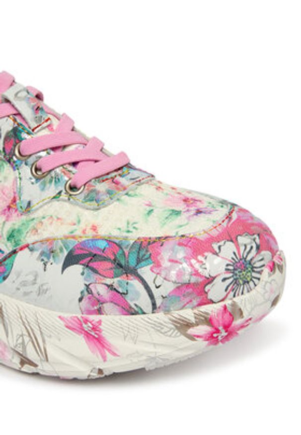 Laura Vita Sneakersy Sofiao 07 Różowy. Kolor: różowy. Materiał: skóra