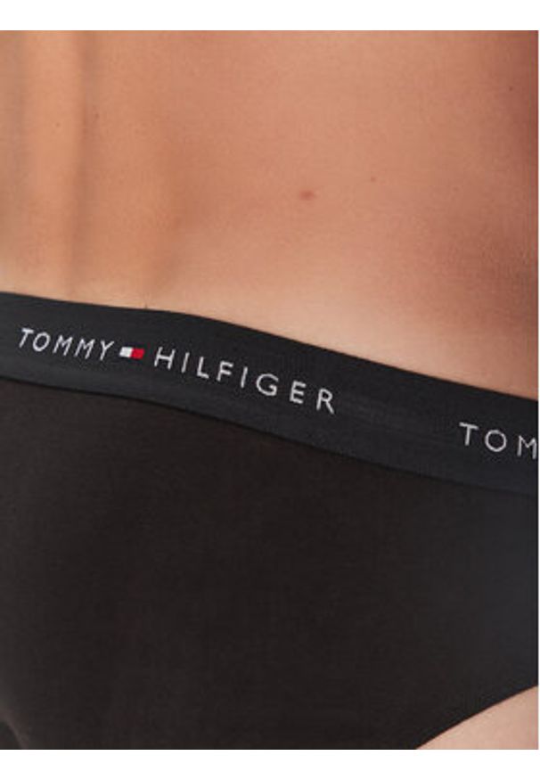 TOMMY HILFIGER - Tommy Hilfiger Komplet 3 par slipów UM0UM03471 Czarny. Kolor: czarny. Materiał: bawełna