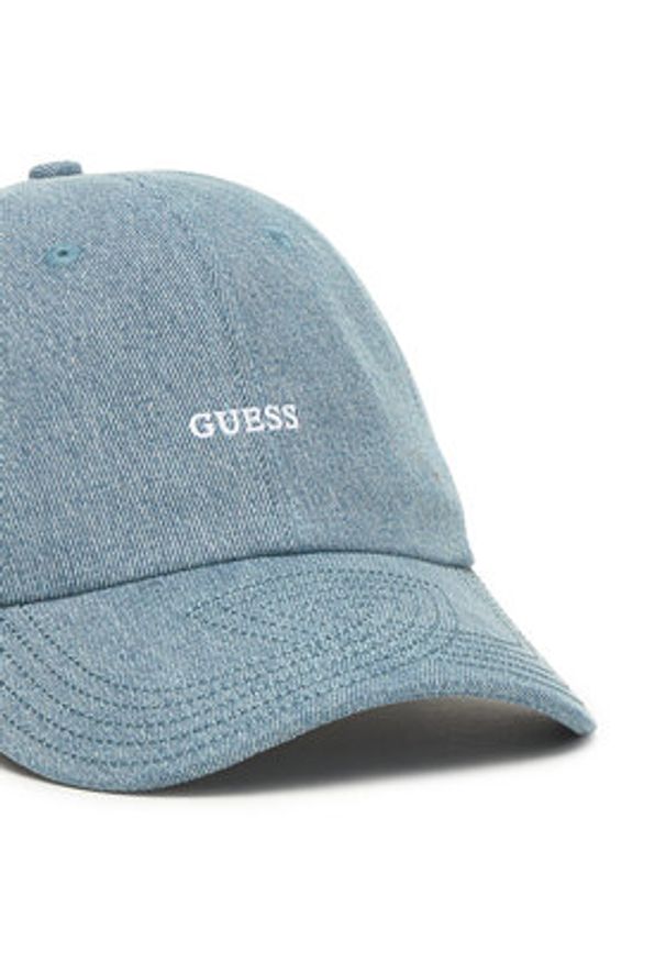 Guess Czapka z daszkiem AM9509 POL01 Niebieski. Kolor: niebieski. Materiał: bawełna
