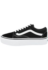 Buty Dorosły Vans Old Skool Low czarny. Okazja: na co dzień. Kolor: czarny. Materiał: zamsz. Szerokość cholewki: normalna. Model: Vans Old Skool #1