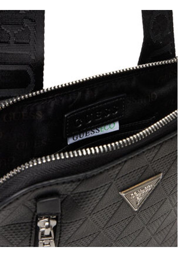 Guess Saszetka HMTOTE P6159 Czarny. Kolor: czarny. Materiał: skóra