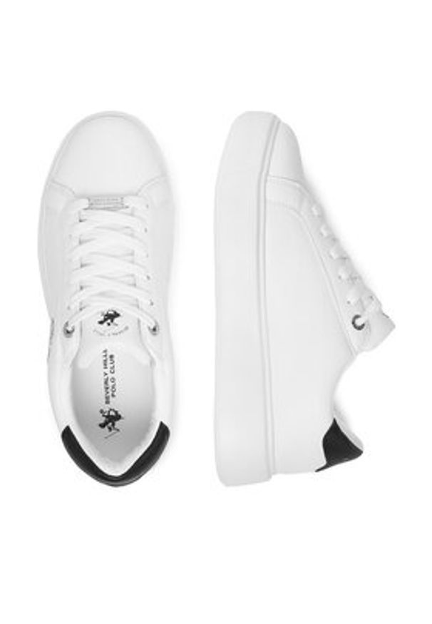 Beverly Hills Polo Club Sneakersy CEO-V12-712 Biały. Kolor: biały. Materiał: materiał, syntetyk