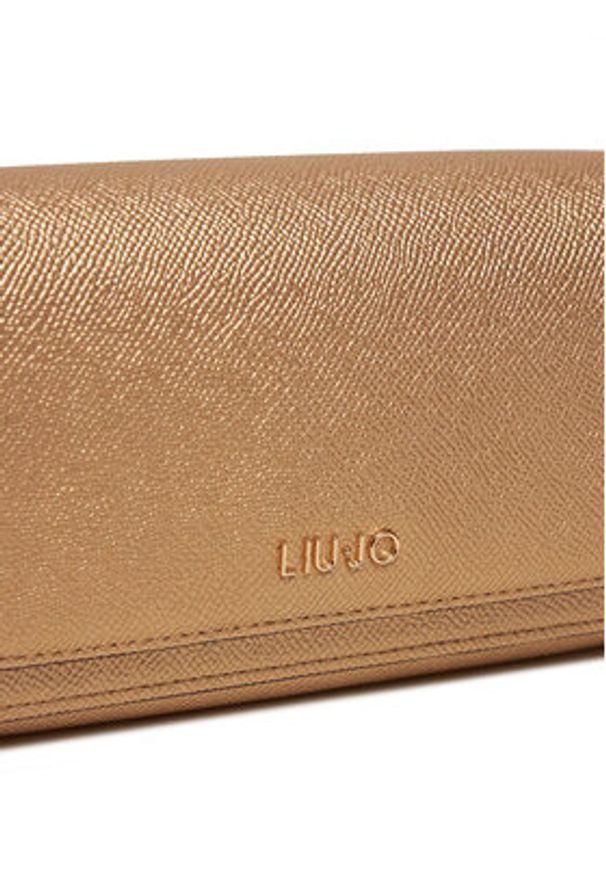 Liu Jo Torebka Ecs Xl Bifold AF4272 E0087 Złoty. Kolor: złoty. Materiał: skórzane