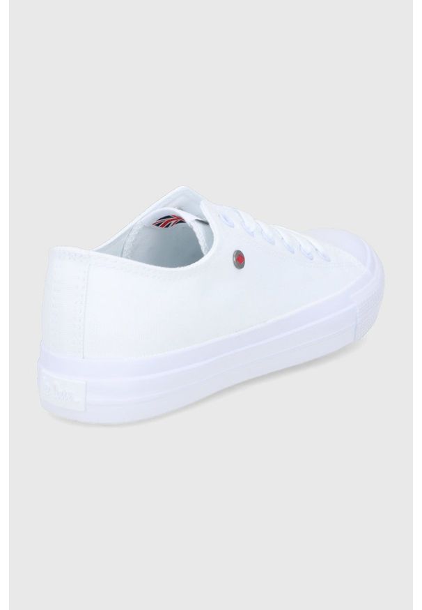 Lee Cooper tenisówki męskie kolor biały. Zapięcie: sznurówki. Kolor: biały