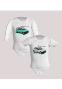 nikiniki - Cinquecento — body (Rozmiar: 3M; Długość rękawa: krótki; Rodzaj nadruku: Cinquecento). Materiał: bawełna. Wzór: nadruk