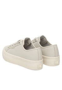 Calvin Klein Sneakersy Vulc Flatf Lace Up Lth YW0YW01932 Szary. Kolor: szary. Materiał: skóra #6