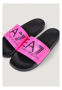 EA7 Emporio Armani Klapki 7X000108 AF15118 M4034 Różowy. Kolor: różowy #4