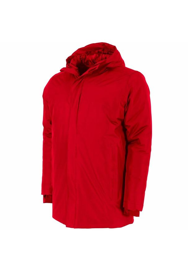 STANNO - Dziecięca pikowana wodoodporna kurtka treningowa Stanno Prime. Kolor: czerwony