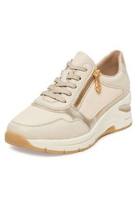 Rieker Sneakersy N9301-60 Écru. Materiał: skóra #5
