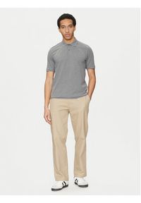 Selected Homme Polo 16095851 Szary Slim Fit. Typ kołnierza: polo. Kolor: szary. Materiał: bawełna #5