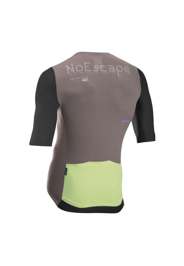 Koszulka rowerowa NORTHWAVE Extreme Evo Jersey UPF50 aerodynamiczna beżowy. Kolor: beżowy. Materiał: jersey