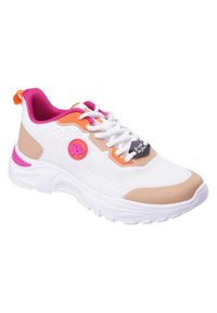 Iguana - Trampki Damskie Daila. Kolor: czerwony, różowy, wielokolorowy, biały. Styl: sportowy #1