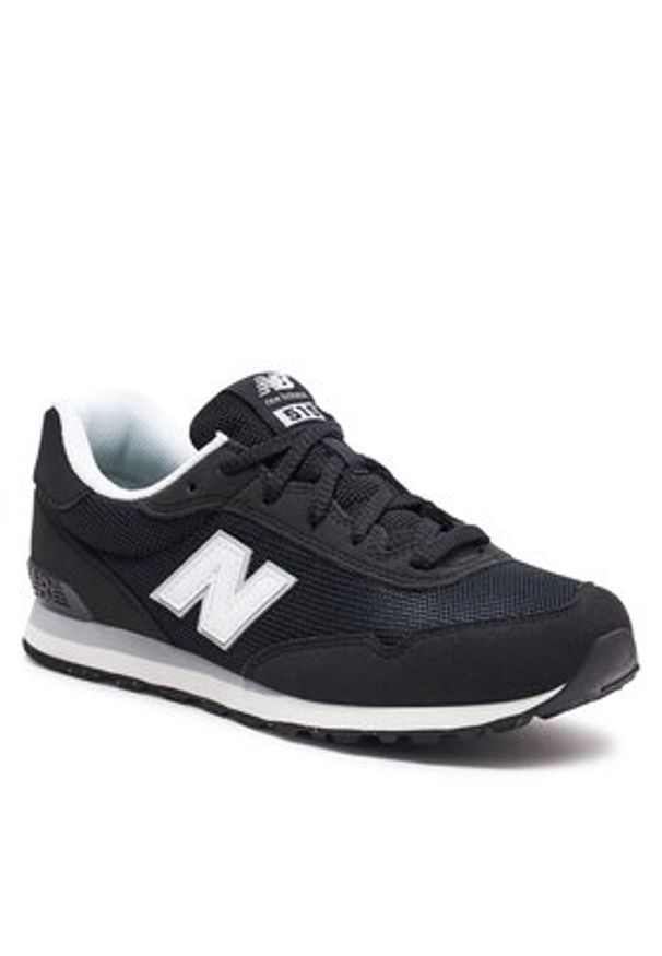 New Balance Sneakersy GC515BLK Czarny. Kolor: czarny. Materiał: materiał, mesh