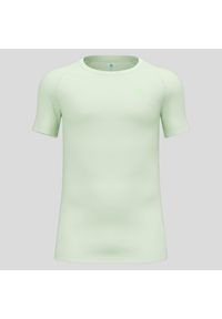 Odlo - Koszulka męska ODLO Active F-Dry Light Eco BL Top Crew Neck S/S. Kolor: zielony. Sport: fitness