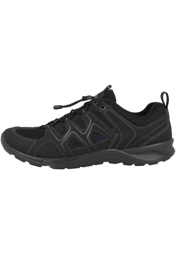 ecco - Buty do chodzenia damskie Ecco Terracruise Lt. Kolor: czarny. Materiał: syntetyk, materiał. Szerokość cholewki: normalna. Sport: turystyka piesza