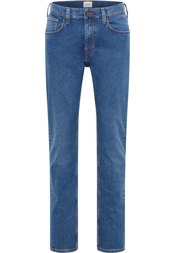 Męskie Spodnie Jeansowe Mustang Style Orlando Slim Denim Blue 1016314 5000 581