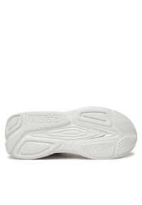 Hugo - HUGO Sneakersy Leon 50536308 Srebrny. Kolor: srebrny. Materiał: mesh, materiał #4