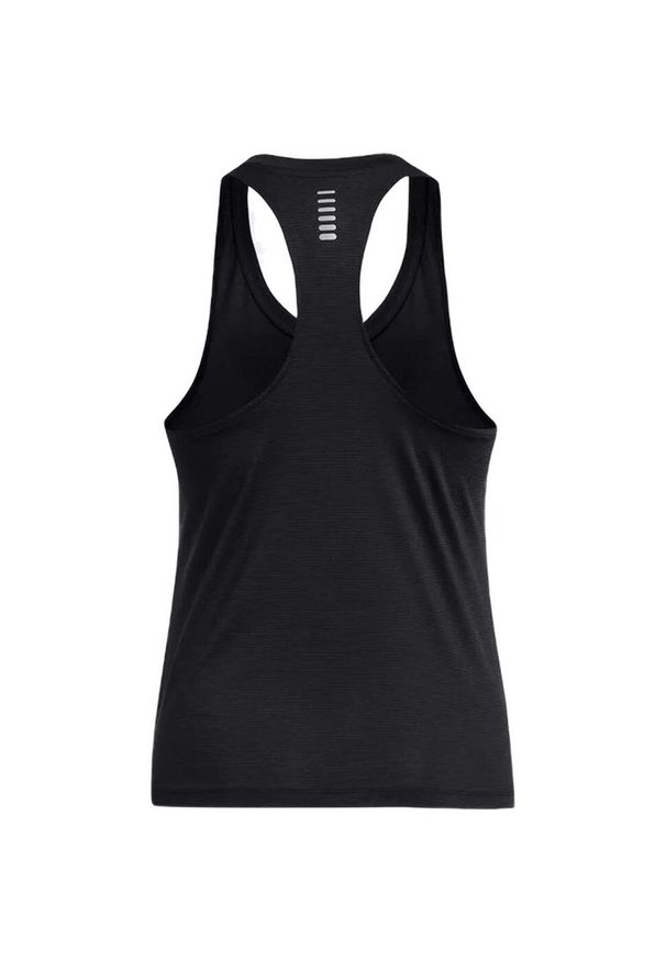 Tank top do biegania damski Under Armour Launch Singlet. Kolor: czarny. Sport: fitness