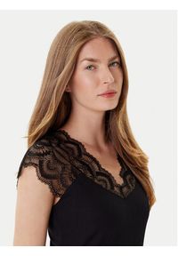 Morgan Bluzka 251-DELI Czarny Slim Fit. Kolor: czarny. Materiał: syntetyk