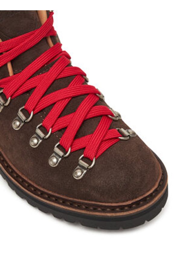 Fracap Trapery Magnifico M120 Brązowy. Kolor: brązowy. Materiał: skóra