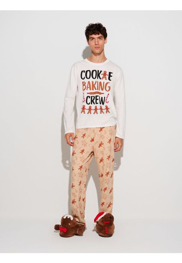 Sinsay - Piżama dwuczęściowa z nadrukiem - wielobarwny. Wzór: nadruk