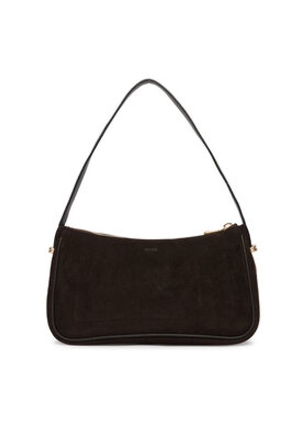 BOSS Torebka 50563360 Brązowy. Kolor: brązowy. Materiał: zamszowe, skórzane