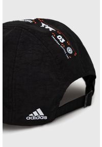 adidas Performance Czapka kolor czarny z nadrukiem. Kolor: czarny. Wzór: nadruk #4