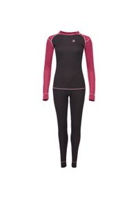 CLIMAQX - Zestaw termiczny Klimatex Darla dla kobiet - ciepły i oddychający. Kolor: czerwony. Sport: narciarstwo #1