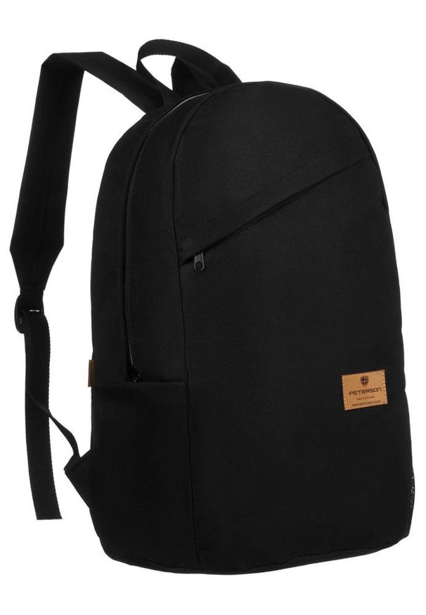 Plecak sportowy Peterson [DH] PTN NICE czarny. Kolor: czarny. Materiał: materiał. Styl: sportowy