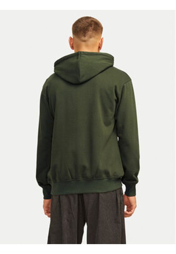 Jack & Jones - Jack&Jones Bluza Hakkai 12256841 Zielony Relaxed Fit. Kolor: zielony. Materiał: bawełna