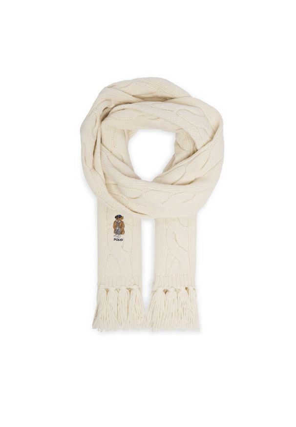 Polo Ralph Lauren Szalik 455981434001 Écru. Materiał: wełna