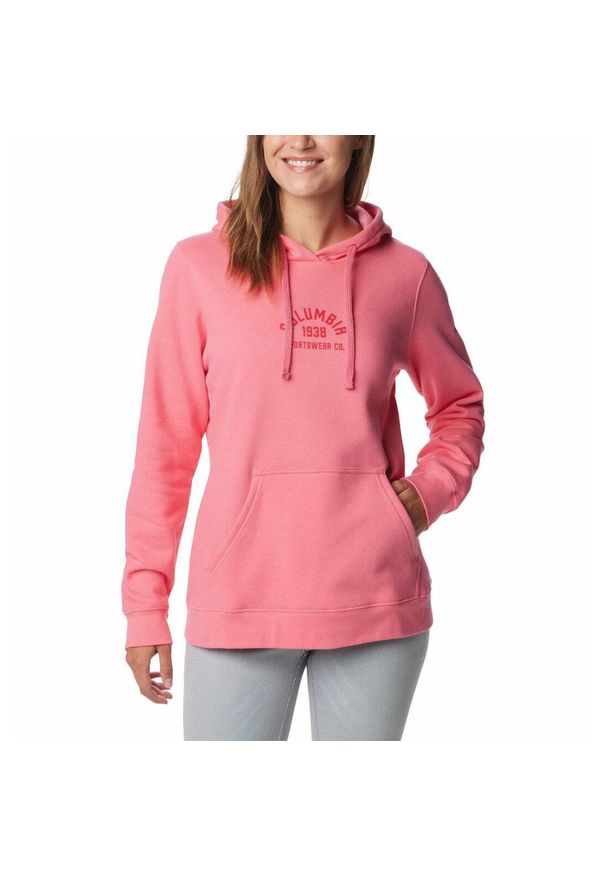 columbia - Bluza Sportowa Columbia Trek Graphic Hoodie Damska. Kolor: różowy