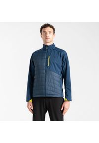 DARE 2B - Mountaineer męska kurtka hybrydowa. Kolor: niebieski. Materiał: softshell, materiał. Sport: turystyka piesza #1