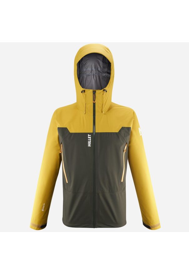 Millet - Kurtka z membraną męska MILLET M Kamet Light Gore-Tex przeciwdeszczowa zielony. Kolor: zielony. Technologia: Gore-Tex