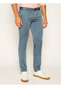 Emporio Armani Spodnie materiałowe 3H1P20 1NEDZ 0758 Szary Slim Fit. Kolor: szary. Materiał: materiał #1