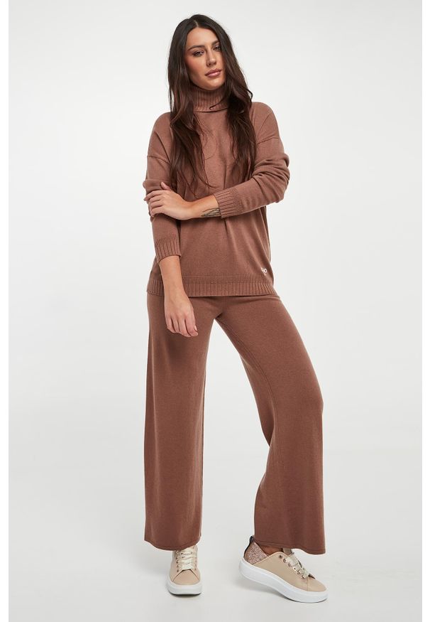 Liu Jo - Golf damski wełniany z kaszmirem LIU JO. Typ kołnierza: golf. Materiał: wełna, kaszmir