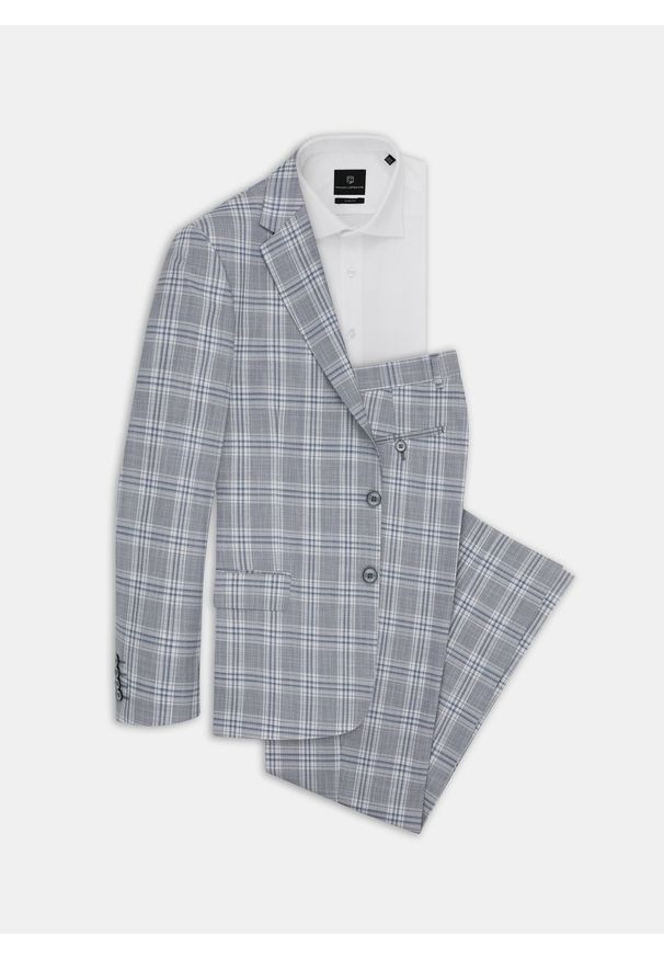 Pako Lorente - PAKO LORENTE – Spodnie męskie garniturowe HERMOSILLO P20SF-6G-021-S. Materiał: tkanina. Styl: elegancki