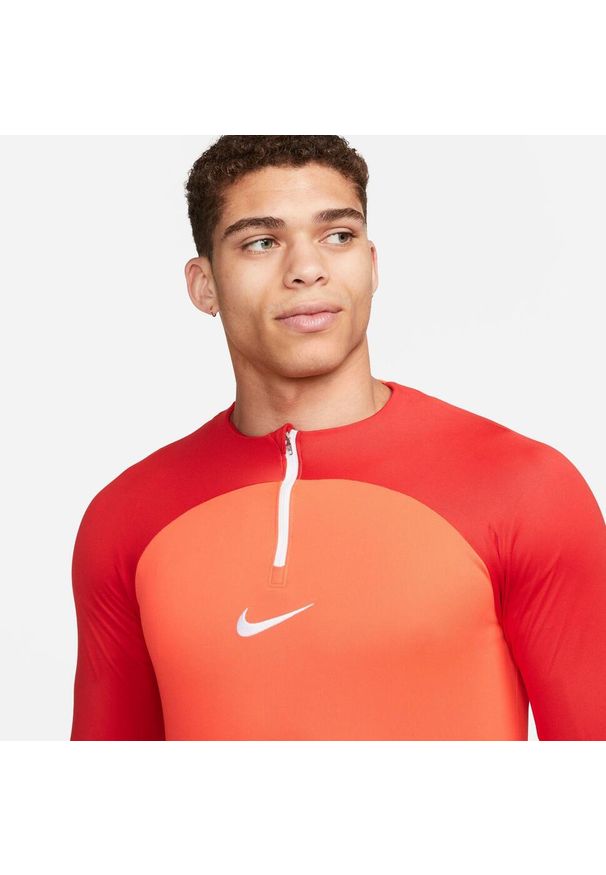 Bluza treningowa męska Nike Drifit Academy. Kolor: pomarańczowy, czerwony, wielokolorowy
