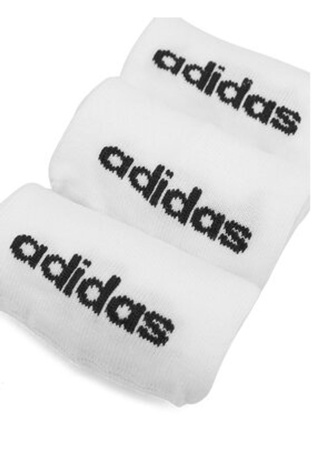 Adidas - adidas Skarpety krótkie C-HT3447 3-PACK Biały. Kolor: biały. Materiał: bawełna