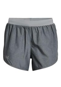 Krótkie spodenki dla kobiet Under Armour FLY BY SHORT. Kolor: szary. Długość: krótkie