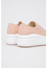 Answear Lab Tenisówki damskie kolor różowy. Nosek buta: okrągły. Zapięcie: sznurówki. Kolor: różowy. Materiał: guma. Obcas: na platformie. Styl: wakacyjny #4