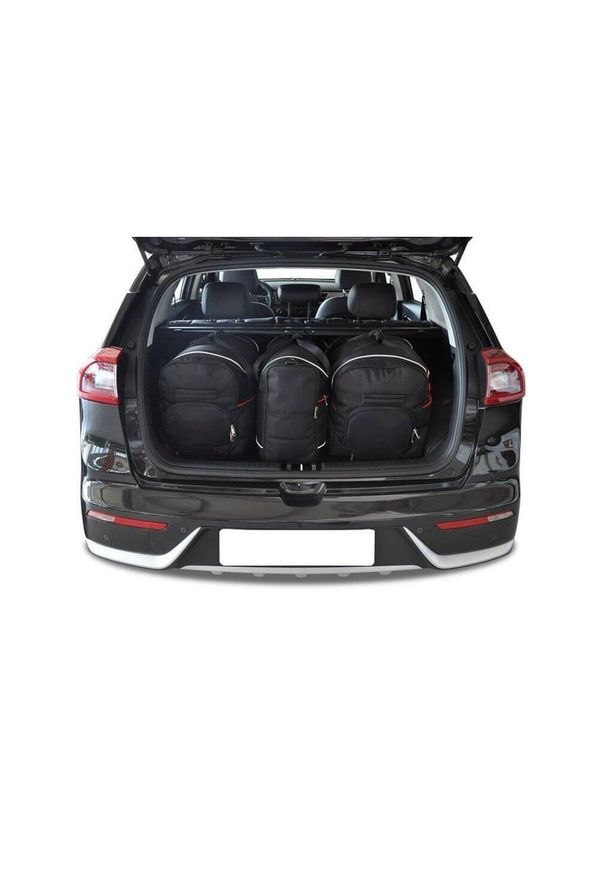KJUST - Torby Do Bagażnika Kia Niro Phev 2017-2022 3Szt Kjust. Kolor: czarny. Styl: sportowy